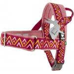 Hurtta Razzle-Dazzle Red - ECO нагръдник за куче, червен на чертички, размер 35-45 см, Финландия - 933899