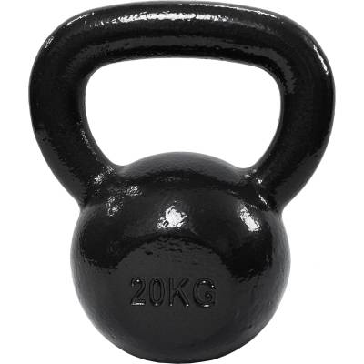 Amazon Basics Cast Iron Kettlebell 20kg Black - CK-20KG