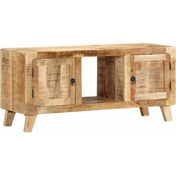 vidaXL ТВ шкаф 105x46x32 cm Масивна дървесина грубо манго (4104521)