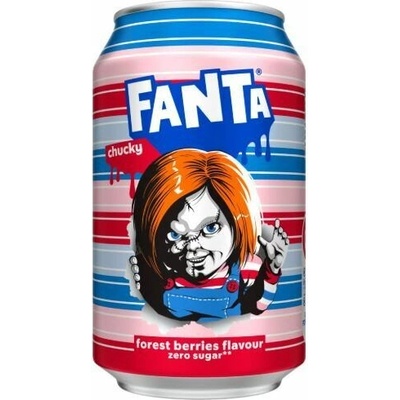 Fanta Chucky's Punch sycený nápoj s příchutí lesního ovoce bez cukru 330 ml