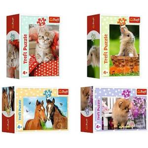 Trefl Мини пъзел Trefl от 54 части - Прекрасни животни, асортимент (54195) - baby