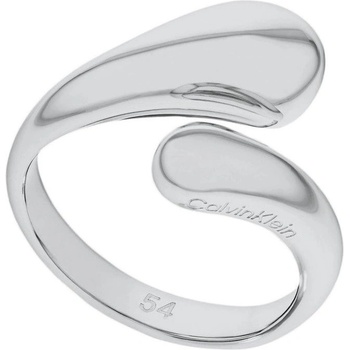 Calvin Klein oceľový prsteň Sculptured Drops 35000192