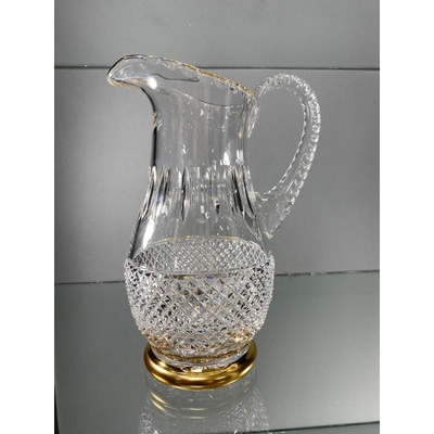 Bohemia Crystal ručně broušený džbán Felicie Line Gold 1300 ml