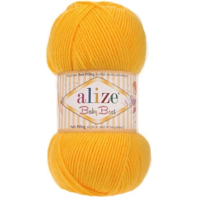 Alize příze Baby Best 216 slunečnicově žlutá