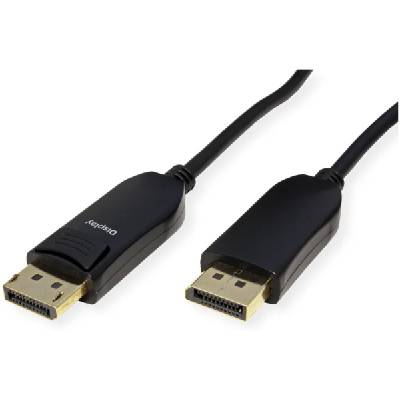 14.01. 3504 : : Кабел DisplayPort (AOC) v2.1, DP-DP, M-M , 10K@60Hz, 54Gbit-s, 50.00 м (14.01.3504)