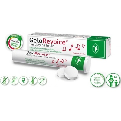 Medindex GeloRevoice pastilky na hrdlo 20 tabliet