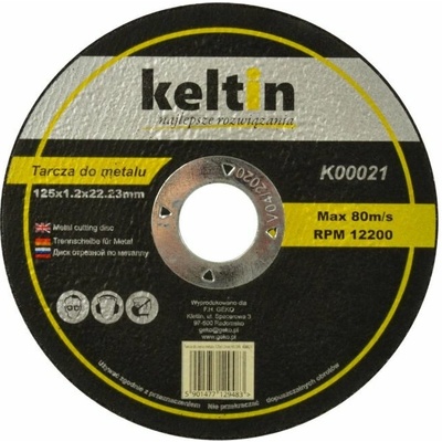 Keltin Kotouč řezný 125 x 1.2 x 22.2 mm K00021