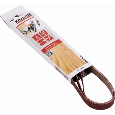 Brusný pás 13 x 457mm G120 3ks KREATOR KRT260003