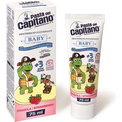 Pasta Del Capitano BABY 3+ jahoda 75 ml