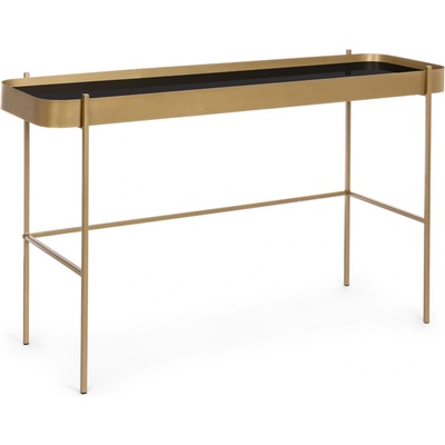 Bizzotto КОНЗОЛНА МАСА rashida 120x43 ЗЛАТО/ЧЕРНО (0746295)