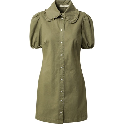 Oasis Рокля тип риза зелено, размер 14