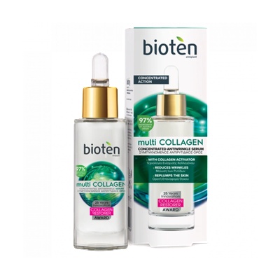 Bioten Cosmetics Multi-Collagen Antiwrinkle Concentrated serum Серуми за лице, емулсии, флуиди 30ml