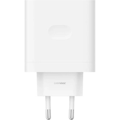 OPPO SUPERVOOC 45W зарядно устройство, бяло (VCB4JAEH_Charger_WHT)