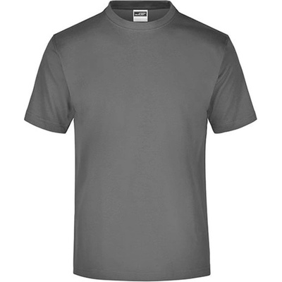 James & Nicholson tričko JN001 dark grey solid