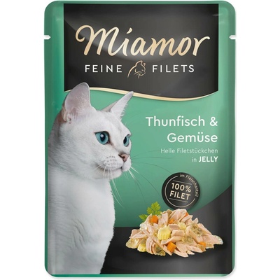 Miamor Feine filets tuňák a zelenina jelly 12 x 100 g