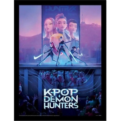 Obraz K-Pop Demon Hunters Key Art 45x35cm