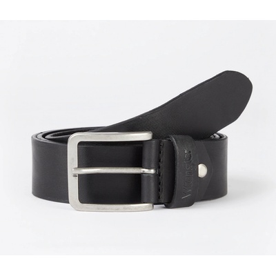 Wrangler kožený opasek W0F1U1100 STRUCTURED belt Black