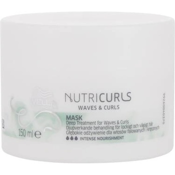 Wella NutriCurls Deep Treatment интензивно подхранваща маска за вълнообразна и къдрава коса 150 ml за жени
