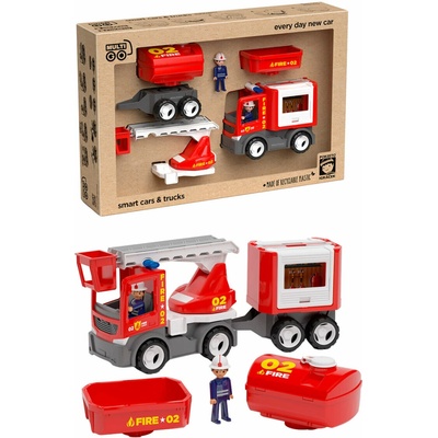 Efko ECO MultiGO Fire set figurky Igráčků hasičů s auty