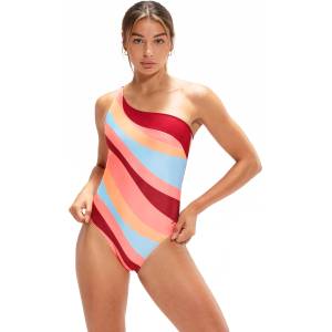 Speedo Цял бански womens printed asymmetric - sportdepot - 48,90 лв