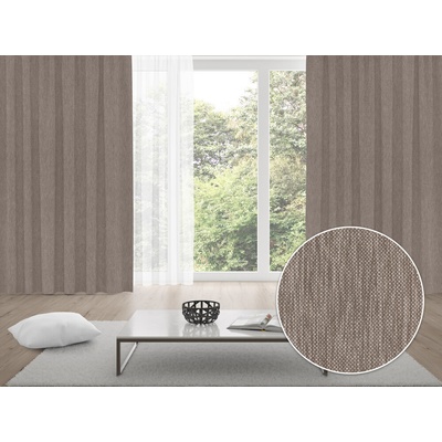 Biante 100% zatemňovací záves Blackout BKM-303 Sivohnedý melír - šírka 270 cm 270x200 cm