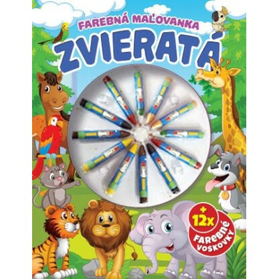Farebná maľovanka Zvieratá