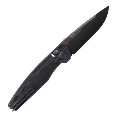 A200 BB, ANV Knives, DLC Černá SANDVIK 14C28N, G10 Černá / A- Lock