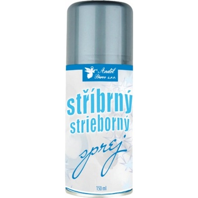 Vianočný sprej strieborný 150 ml