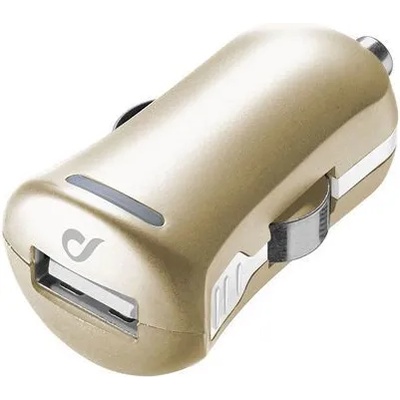 Cellularline Зарядно за кола Unique Design, 12V, Златно