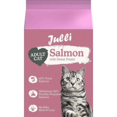 JULLI Cat Grain Free Adult rich in fresh Salmon & Potato 2 kg