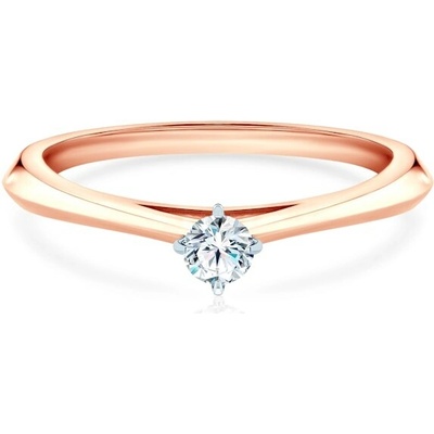 Savicki Zásnubný prsteň The Light dvojfarebné zlato laboratórny diamant DL R1 1 1 LAB RB