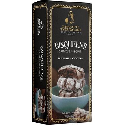 Biscotti Tsoungari BisQueens brownie sušenky kakaové 180 g