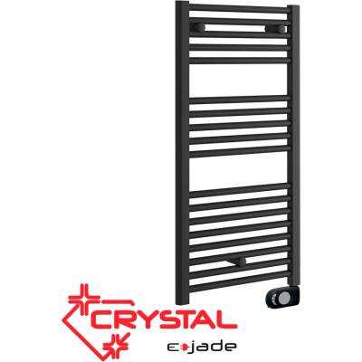 Crystal Електрическа лира за баня crystal e-jade black matt, 500w (390862)