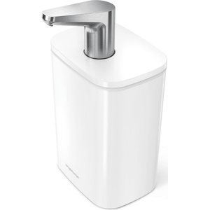 simplehuman Дозатор за сапун Simplehuman стоманен 473 мл бял (KT1195)