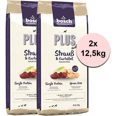 Bosch Plus Ostrich & Potato 2 x 12,5 kg