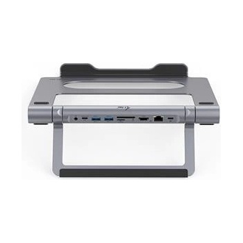 i-Tec Metal Cooling Pad for notebooks (up-to 15.6”) + USB-C Docking Station (PD 100W) C31METALDOCKPADPD