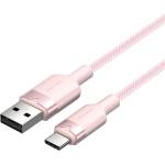 Vention USB-A 2.0/M - USB-C/M, 1 м, (розов, 3A), кабел