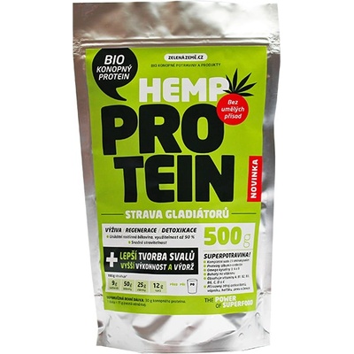 Zelená Země Konopný protein 500 g