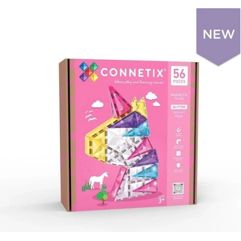 Connetix Glitter Unicorn Pack 56 ks
