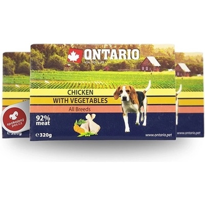 Ontario Adult Dog Chicken with vegetable 320 g