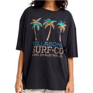 Billabong Дамска тениска Billabong Women's Found In Paradise T-shirt - Off Black (916-5899-0112)