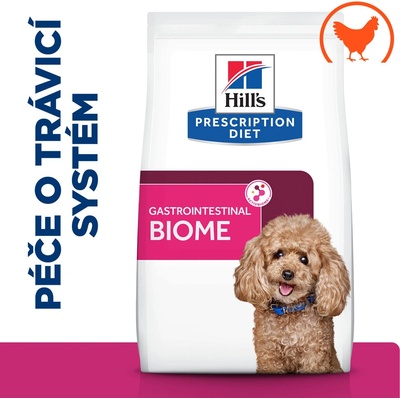 Hill's Prescription Diét Gastrointestinal Biome Mini Starostlivosť o zažívaní 1 kg