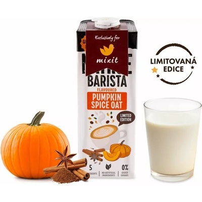 Mixit Pumpkin Spice Oat Ovesný nápoj 1 l – Zboží Dáma Mixit Pumpkin Spice Oat Ovesný nápoj 1 l – Zboží Dáma