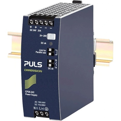 PULS CP20.242 síťový zdroj na DIN lištu 24 V 20 A 480 W Počet výstupů:1 x Obsah 1 ks