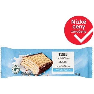 Tesco Oplatka s mléčnou náplní 47 g