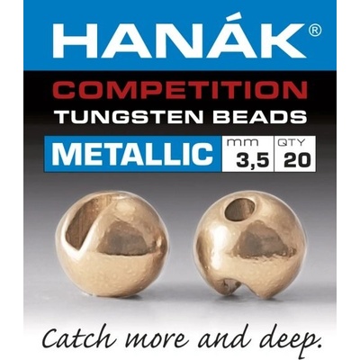 Hanák Competition Tungstenové kuličky Metallic + Růžové zlato 2,0 mm 20 ks