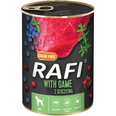 Dolina Noteci RAFI Adult GAME - консерва за кучета с дивеч, 400 гр - Полша