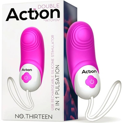 Action Stimulátor No. Thirteen 2 v 1 Vibrace a pulzace
