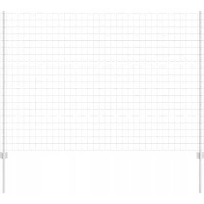 Euro plot s 10 sloupky, stříbrný, 1,6 x 10 m, Ocel