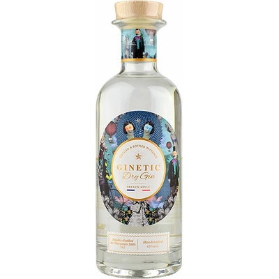 DEAU GINETIC DRY GIN 40% 0,7 l (čistá fľaša)